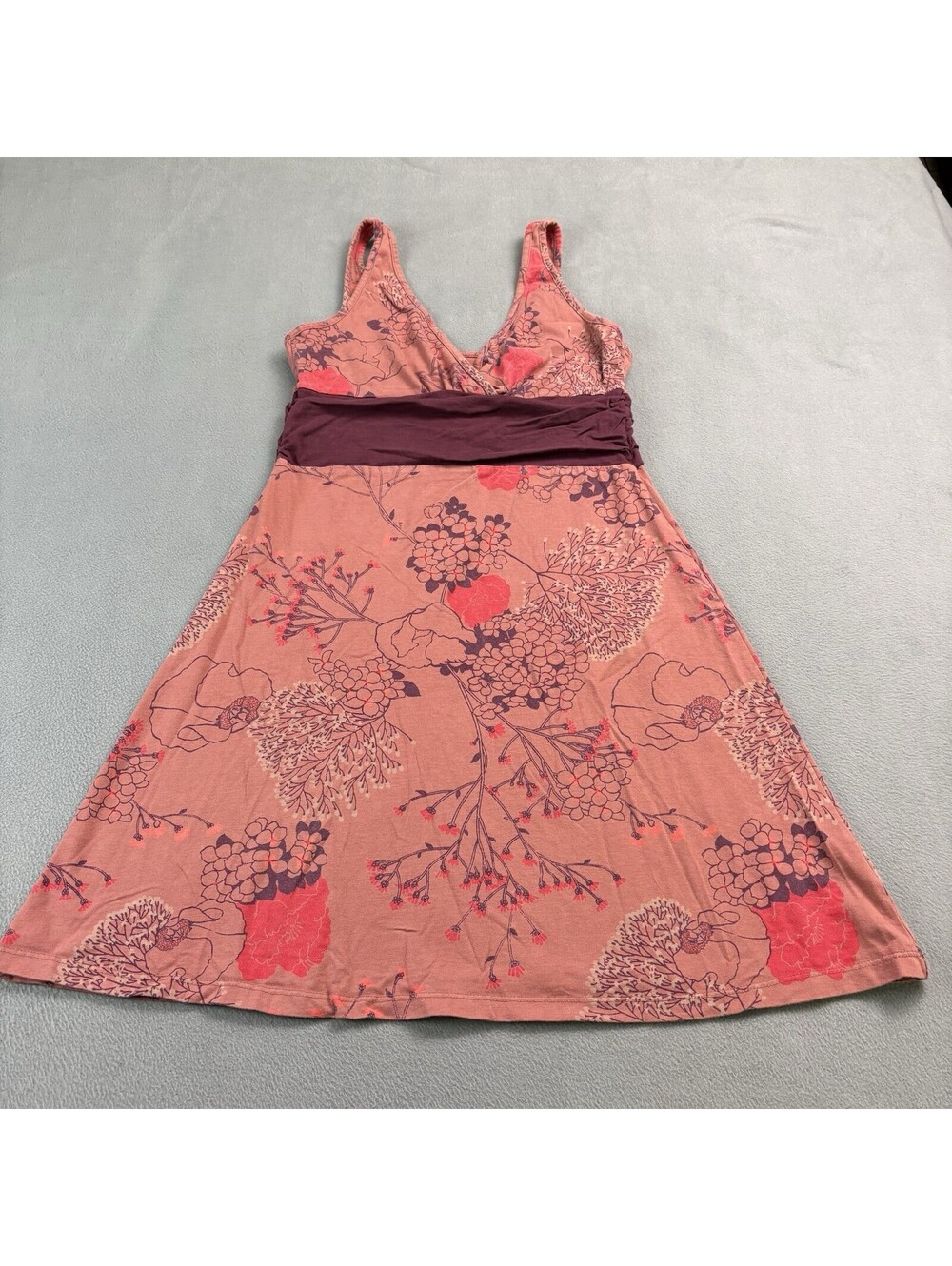 Patagonia Floral Print Margot Dress Pink Size Medium